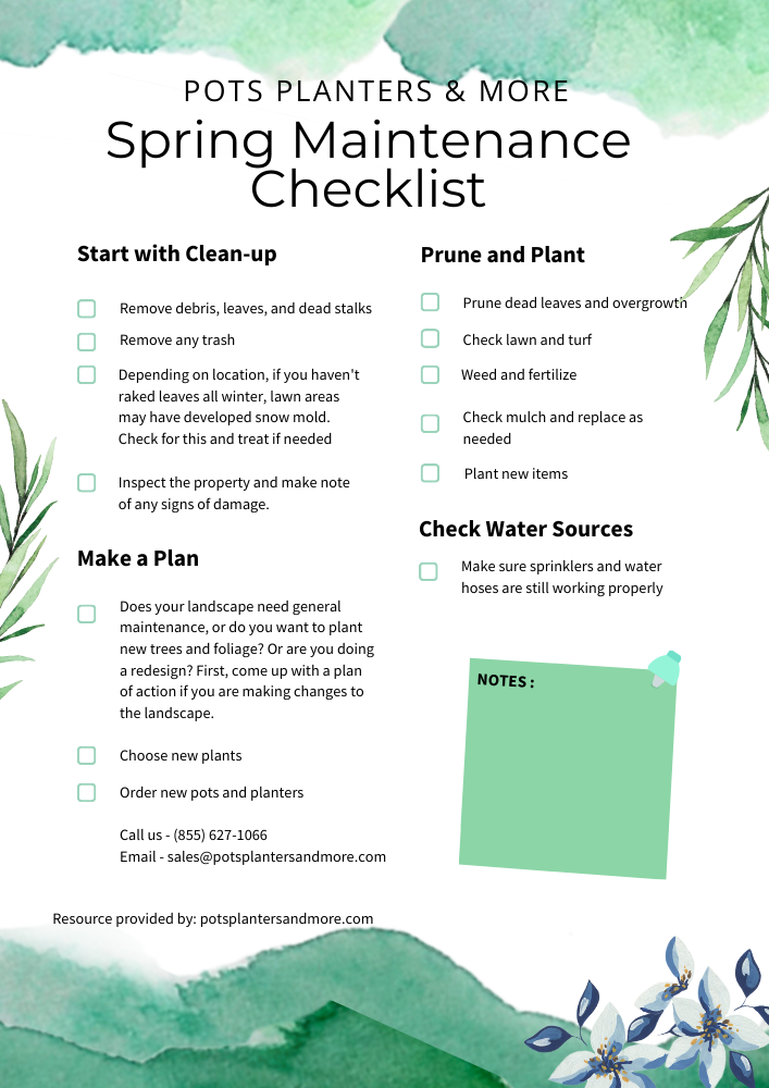 Spring Maintenance Checklist