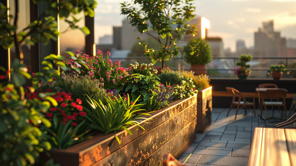 Rooftop planters