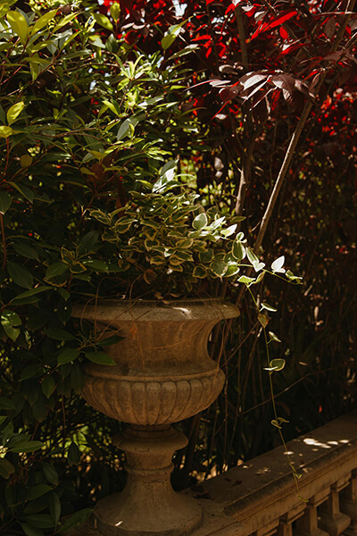 Stone planter